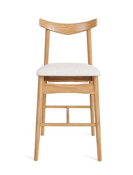 Полубарный стул RIVI Wood Soft (дуб/натуральный) 47x58x81