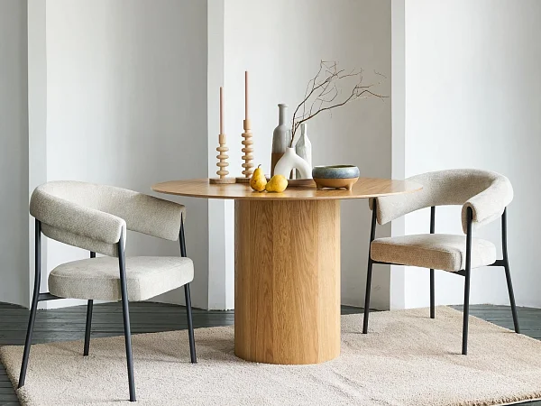 Стол обеденный Mono Stripe D120/D44/H75