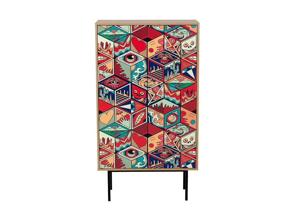 Шкаф 2-дверный Boho Color