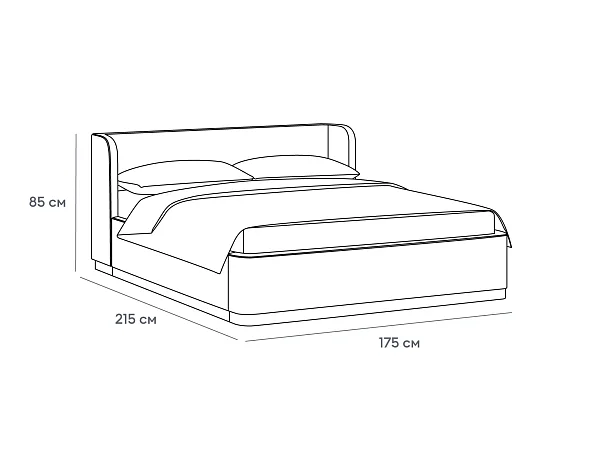 Кровать Vibe 1600