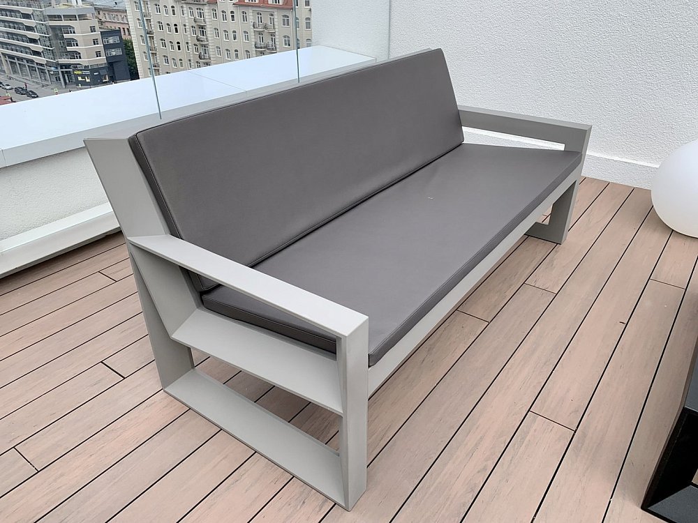 Диван Frame обивка Silvertex Taupe/Taupe basic