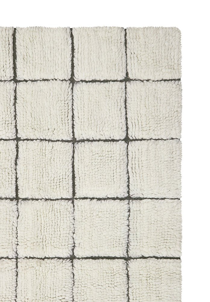 Шерстяной стираемый ковер Мозайка натуральный 170х240