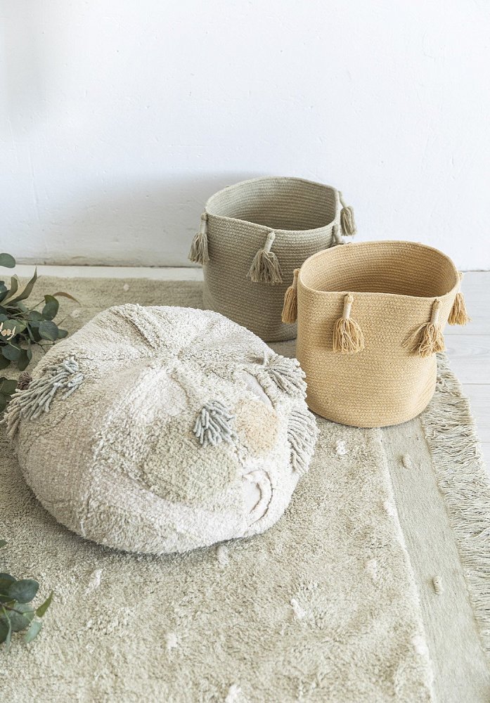Корзина Древесный оливковая 30*30