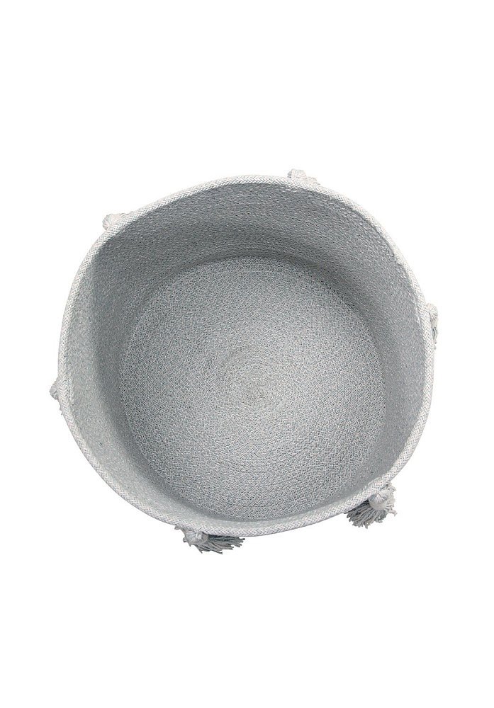 Корзина Древесный жемчужно-голубая 30*30