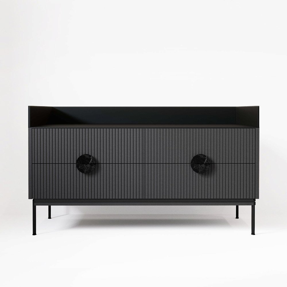 Комод ALTO BLACK серый